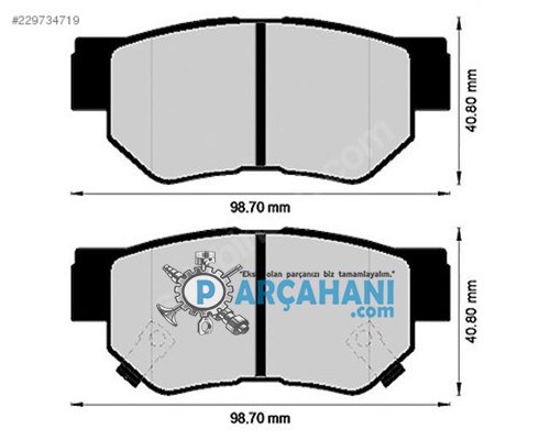 HYUNDAİ TUCSON BALATA ARKA 2005 - 2010
