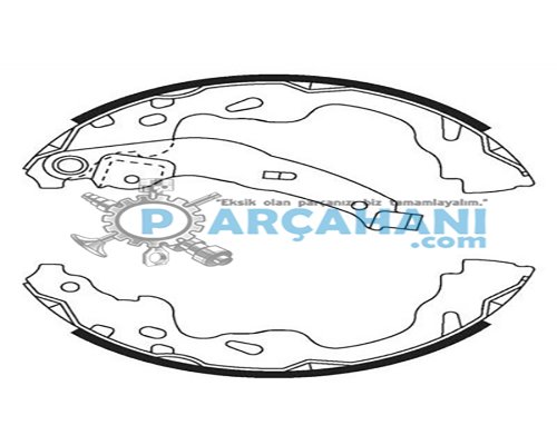 TOYOTA YARİS BALATA ARKA 2002 - 2005